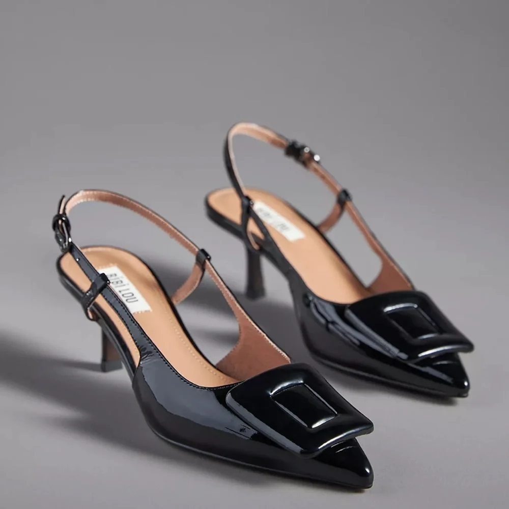 Anthropologie Bibi Lou Robin Pink Kitten Heels 41 - Picture 4 of 5